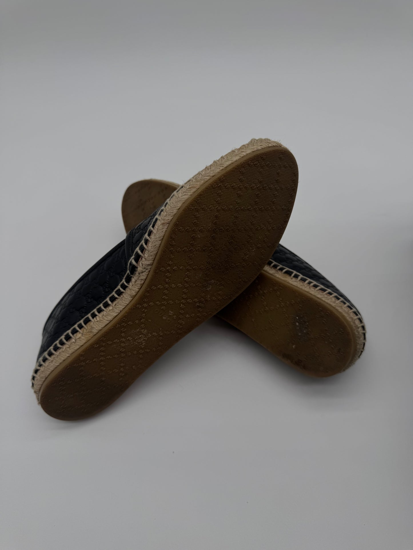 GUCCI MONOGRAM CANVAS ESPADRILLES (UNISEX) Size 6