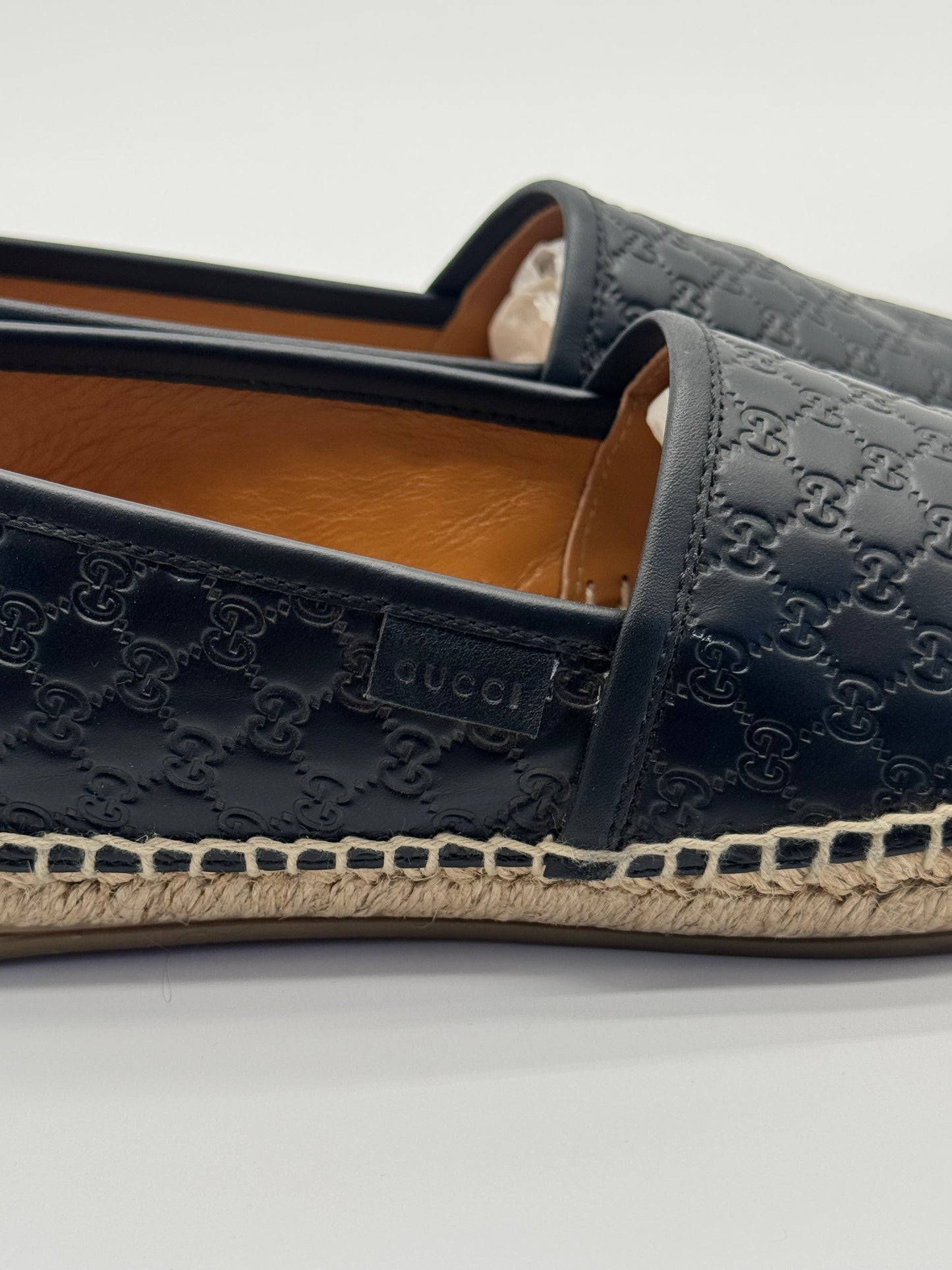 GUCCI MONOGRAM CANVAS ESPADRILLES (UNISEX) Size 6