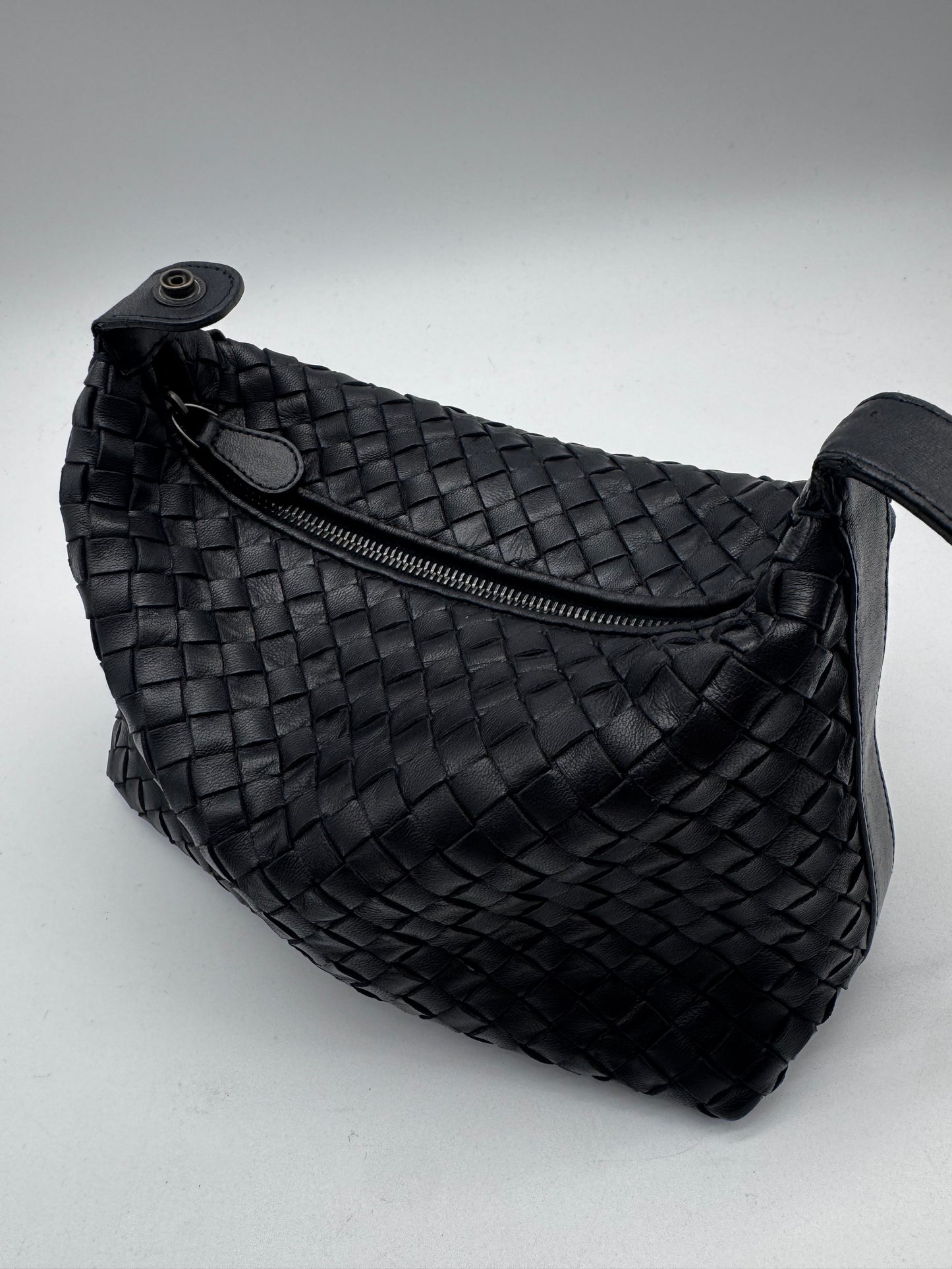 RARE VINTAGE BOTTEGA VENETA POUCH BLACK