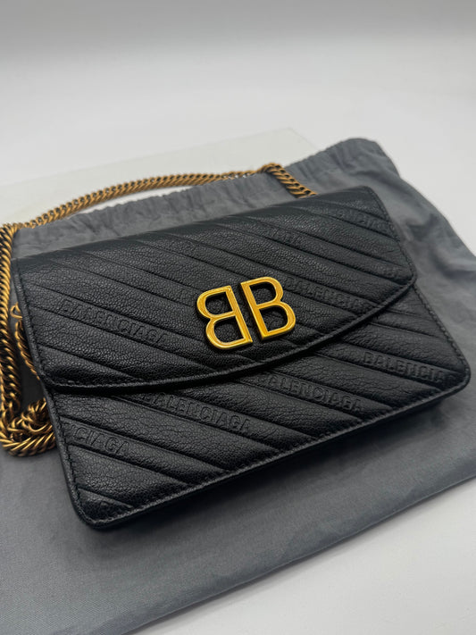 BALENCIAGA CROSSBODY WALLET ON CHAIN