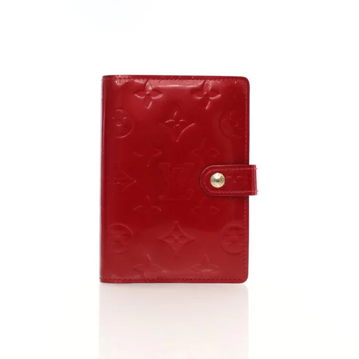 LOUIS VUITTON PM VERNISE AGENDA RED