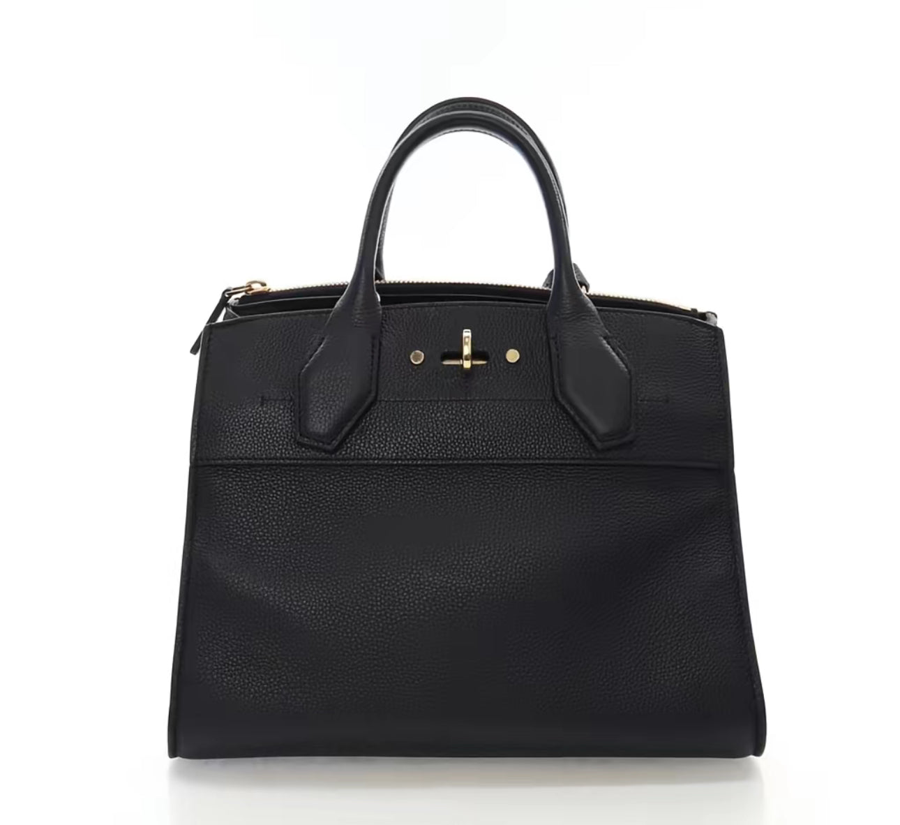 LOUIS VUITTON BLACK STEAMER BAG