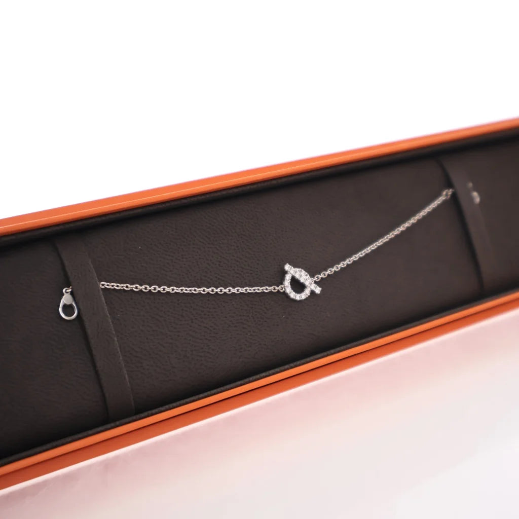 Hermes Diamond Finesse Chaine Bracelet
