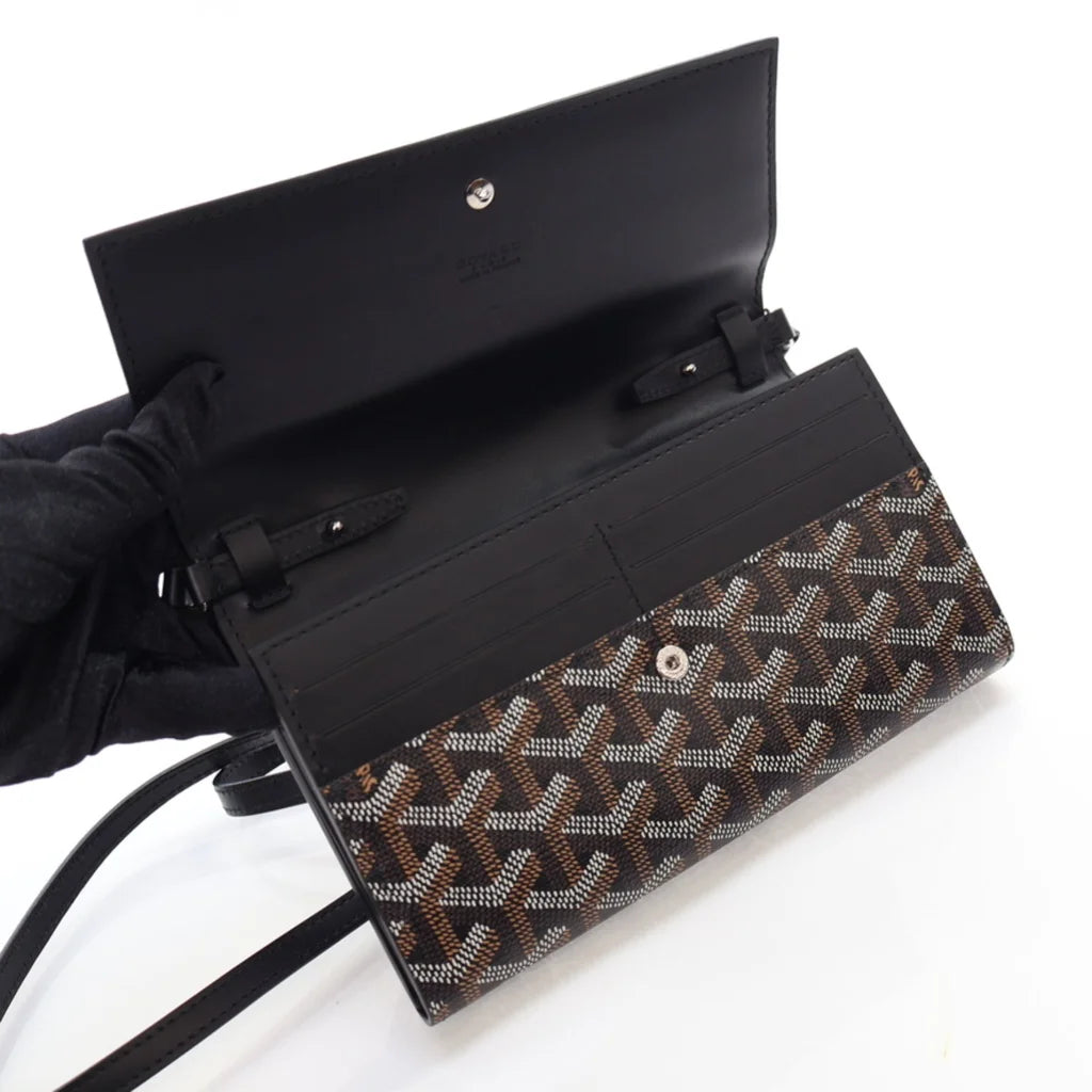 Goyard Goyardine Varenne Continental Crossbody Bag