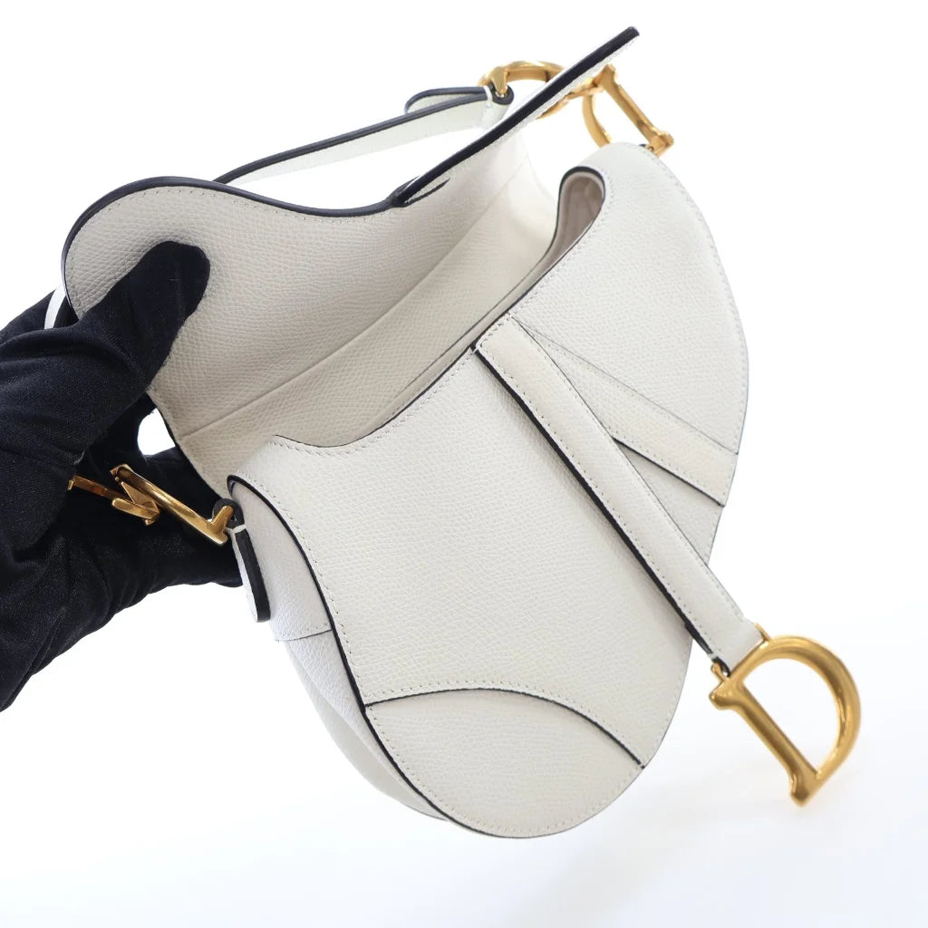 Dior Mini Grained Calfskin Saddle Bag
