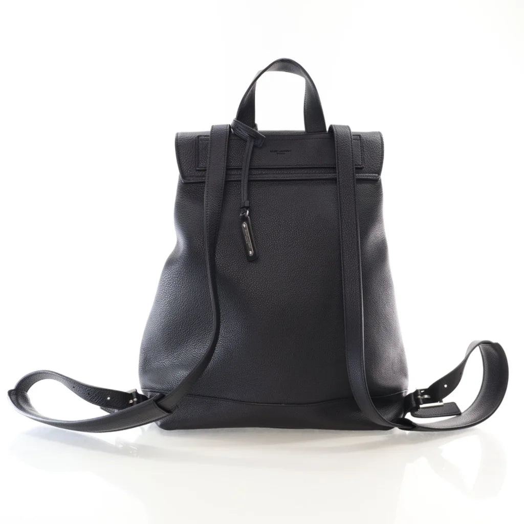 Saint Laurent Leather Large Calfskin Sac De Jour Souple Backpack