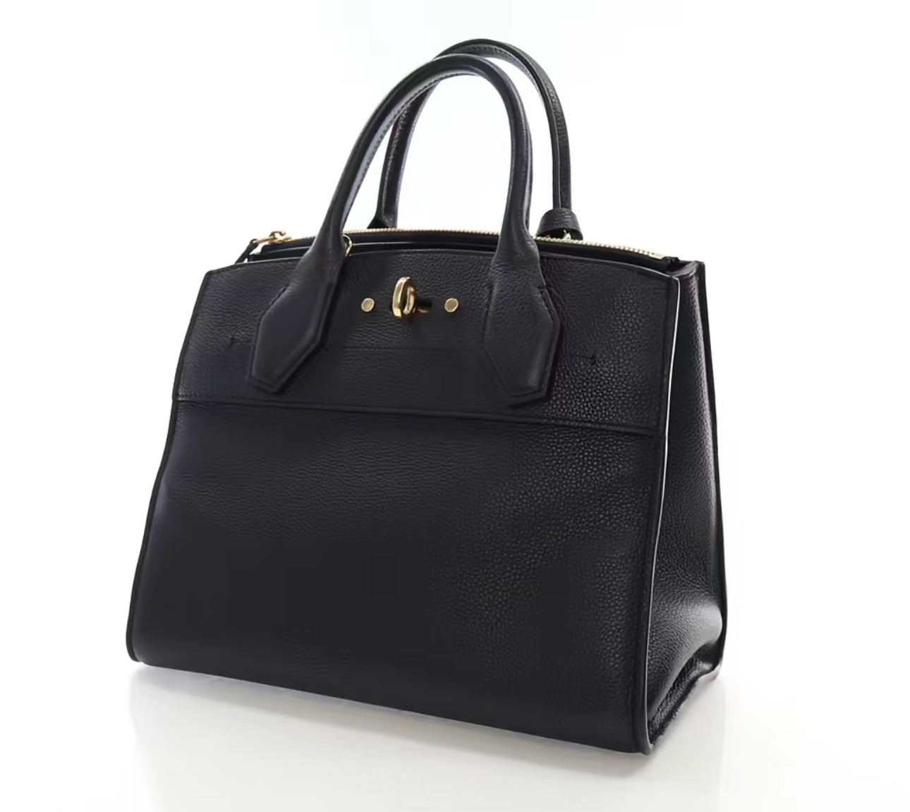 LOUIS VUITTON BLACK STEAMER BAG