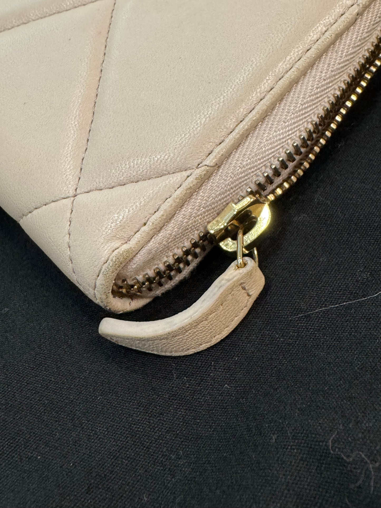 CHANEL LAMBSKIN LILAC GOLD HARDWARE