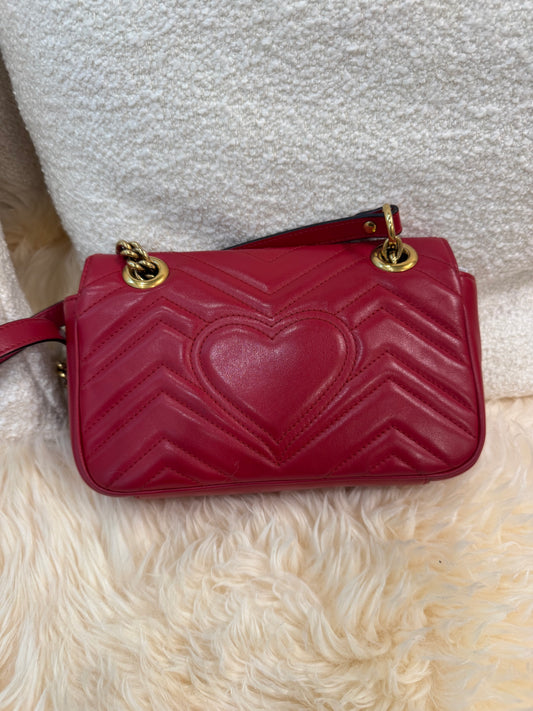 RED GUCCI SMALL CROSSBODY