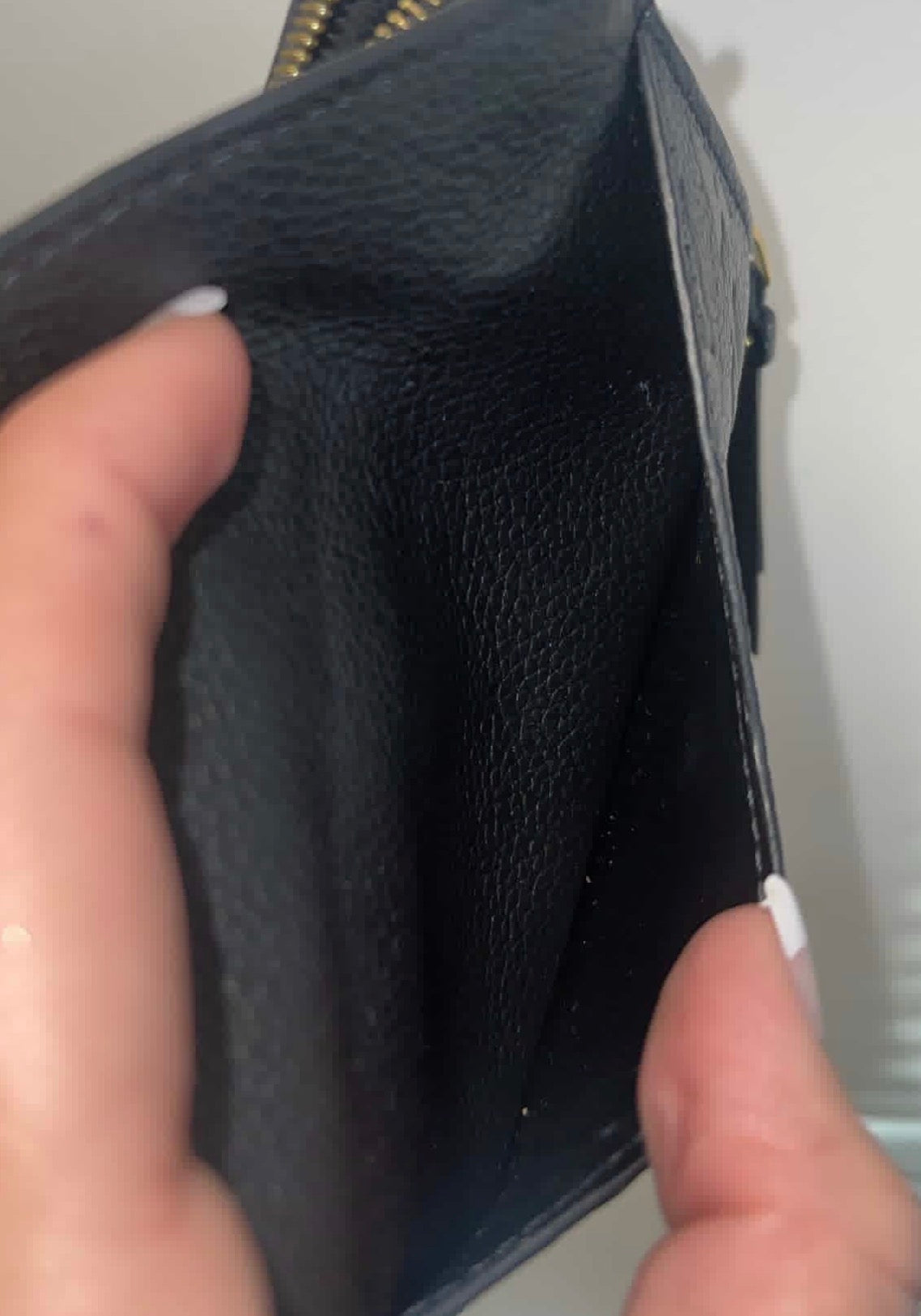 LV BLACK RECTO VERSO COIN POUCH