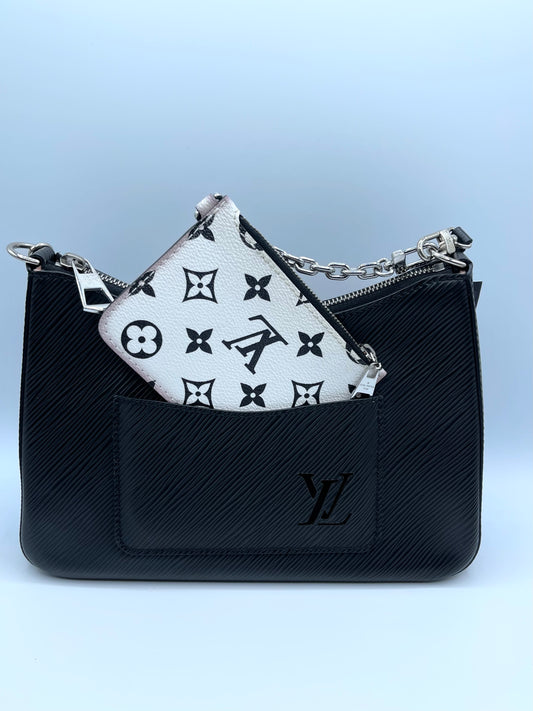 LOUIS VUITTON EPI LEATHER COIN MARELLE CROSSBODY BAG