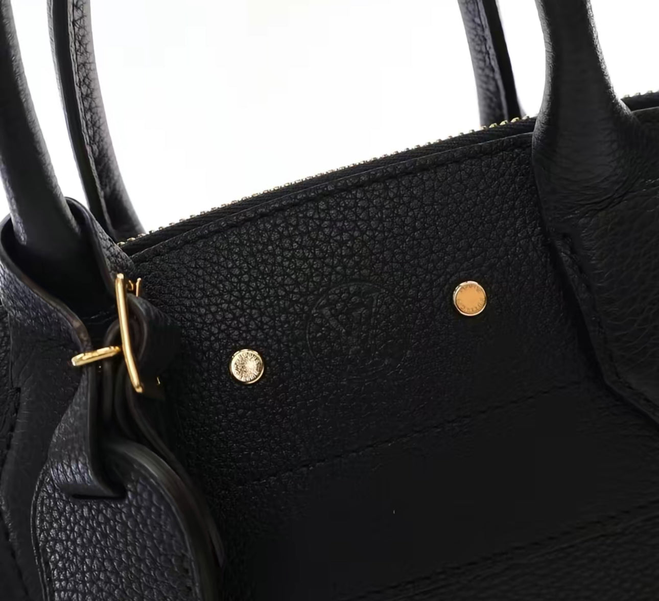 LOUIS VUITTON BLACK STEAMER BAG