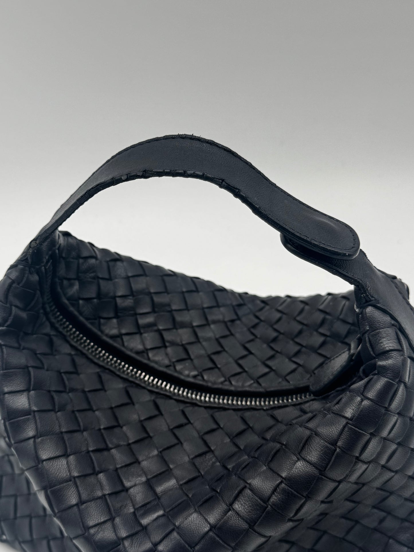RARE VINTAGE BOTTEGA VENETA POUCH BLACK