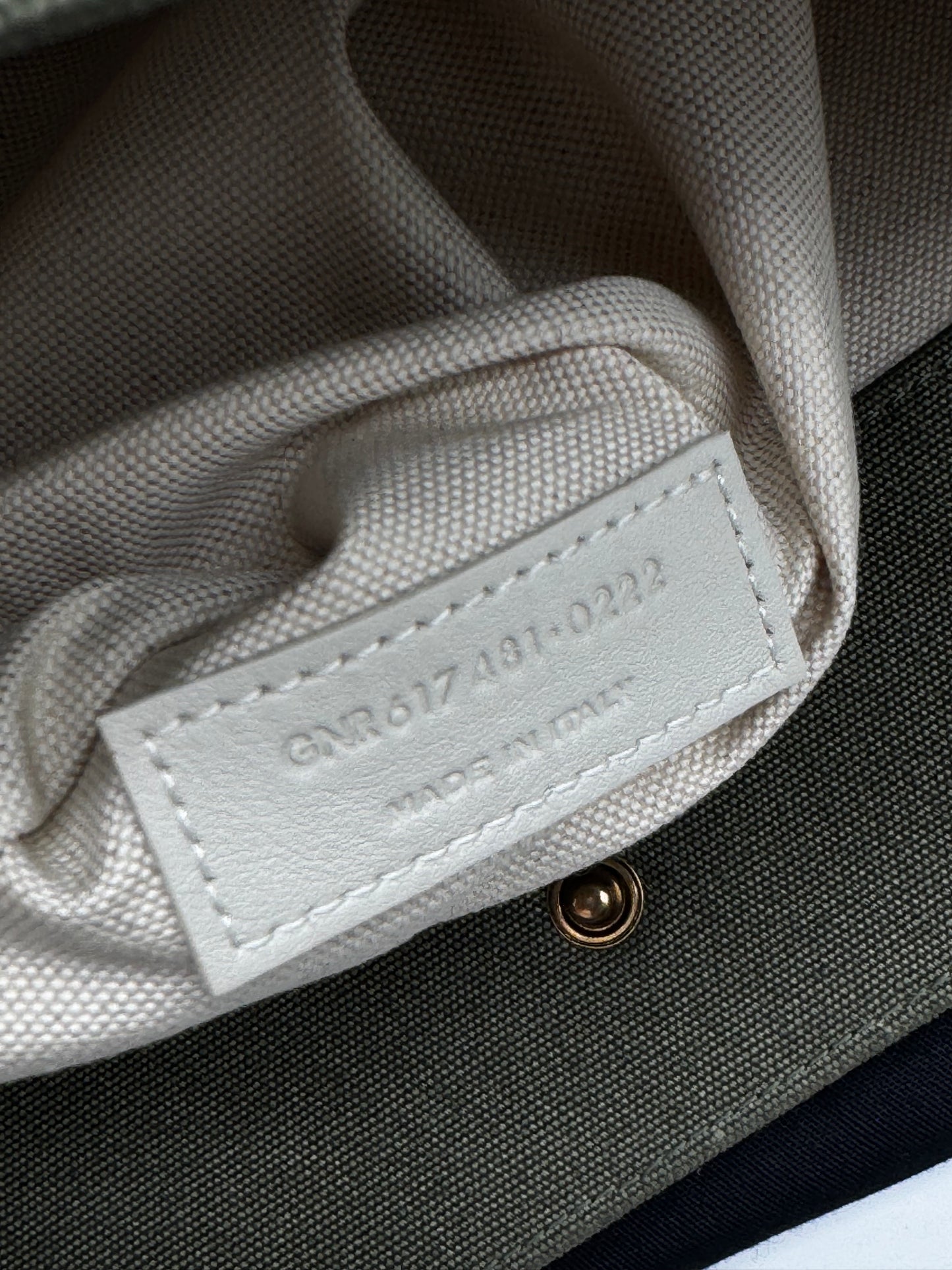 YSL RIVE GAUCHE OLIVE GREEN TOTE
