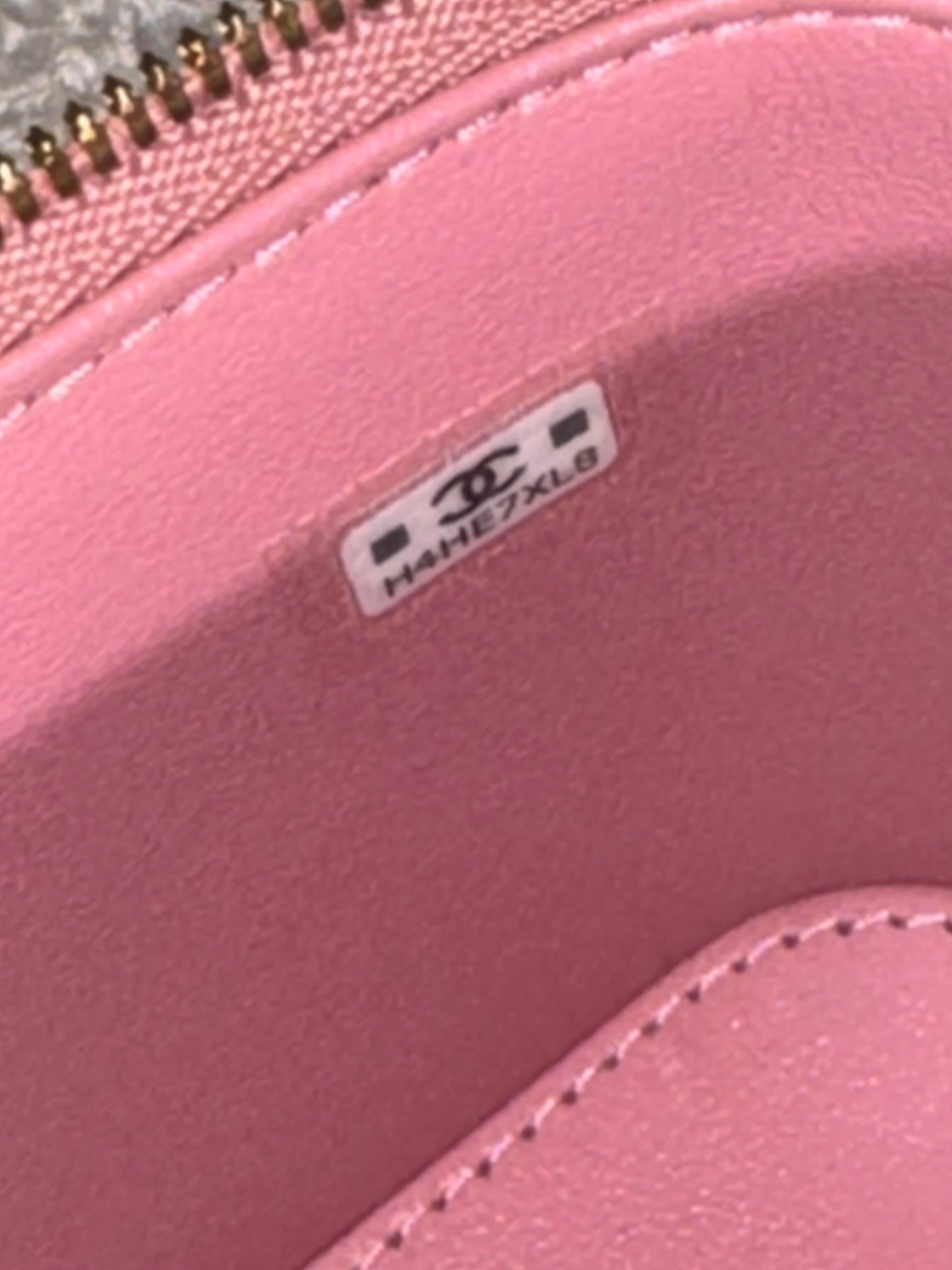 Chanel Vanity Box Pink Gold Top Handle