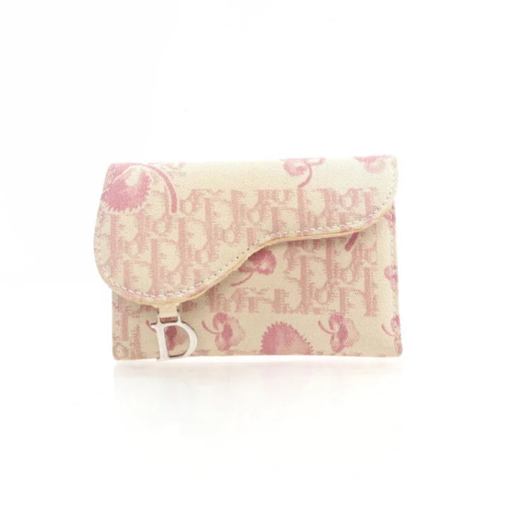 CHRISTIAN DIOR PINK KEY HOLDER