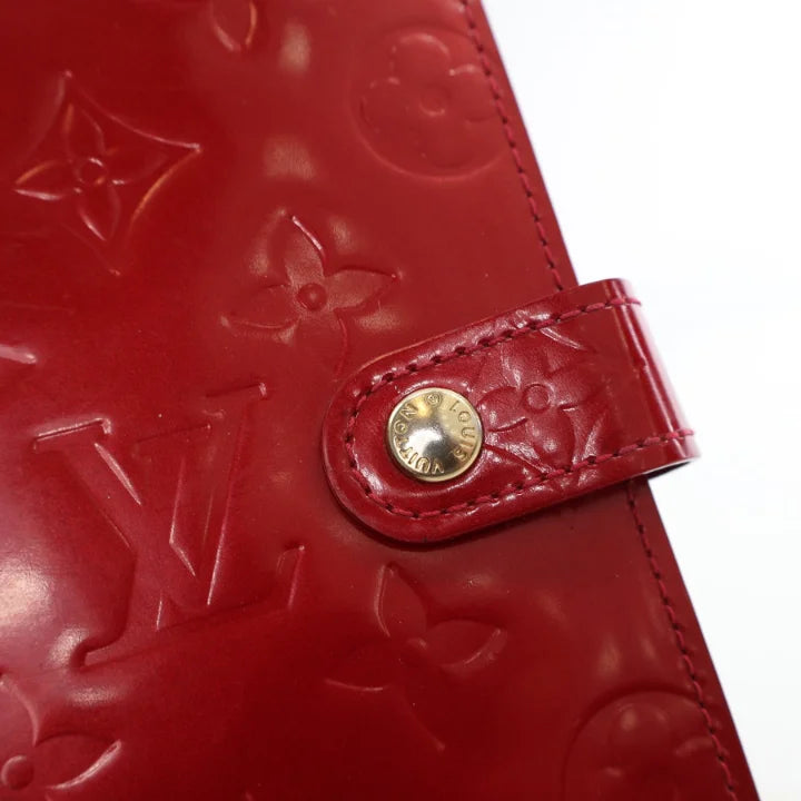 LOUIS VUITTON PM VERNISE AGENDA RED