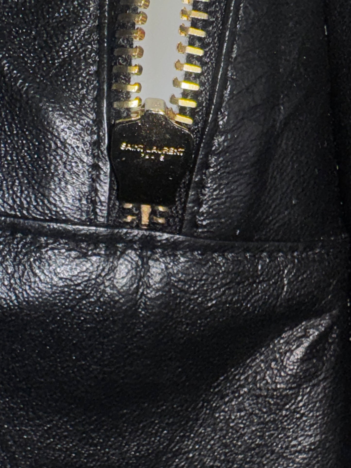 BLACK YSL SATCHEL BAG WITH CROSSBODY STRAP