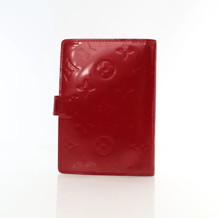 LOUIS VUITTON PM VERNISE AGENDA RED