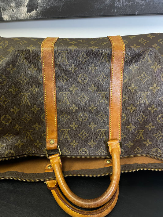 VINTAGE KEEPALL 50 BANDO WITH STRAP