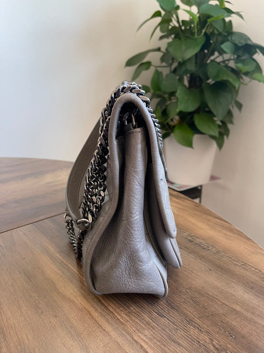 YSL MEDIUM GREY NIKKI BAG