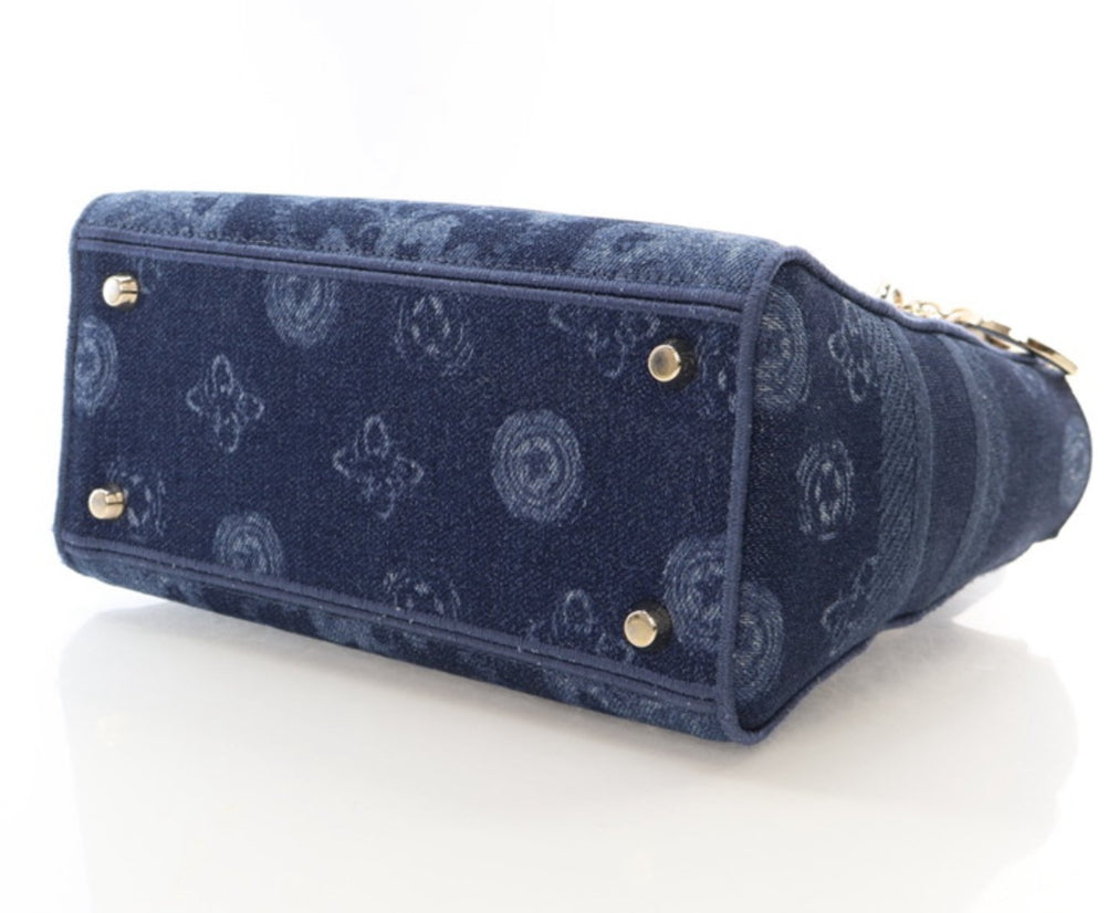 DIOR MEDIUM DENIUM FLORAL LADY D-LITE