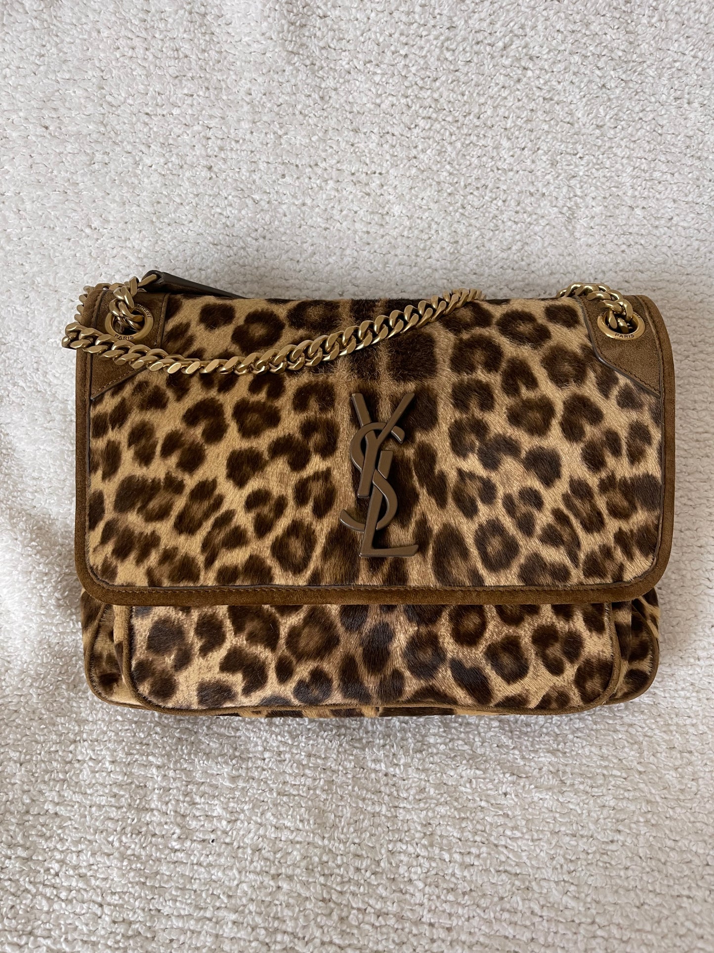 YSL NIKI LEOPARD BAG