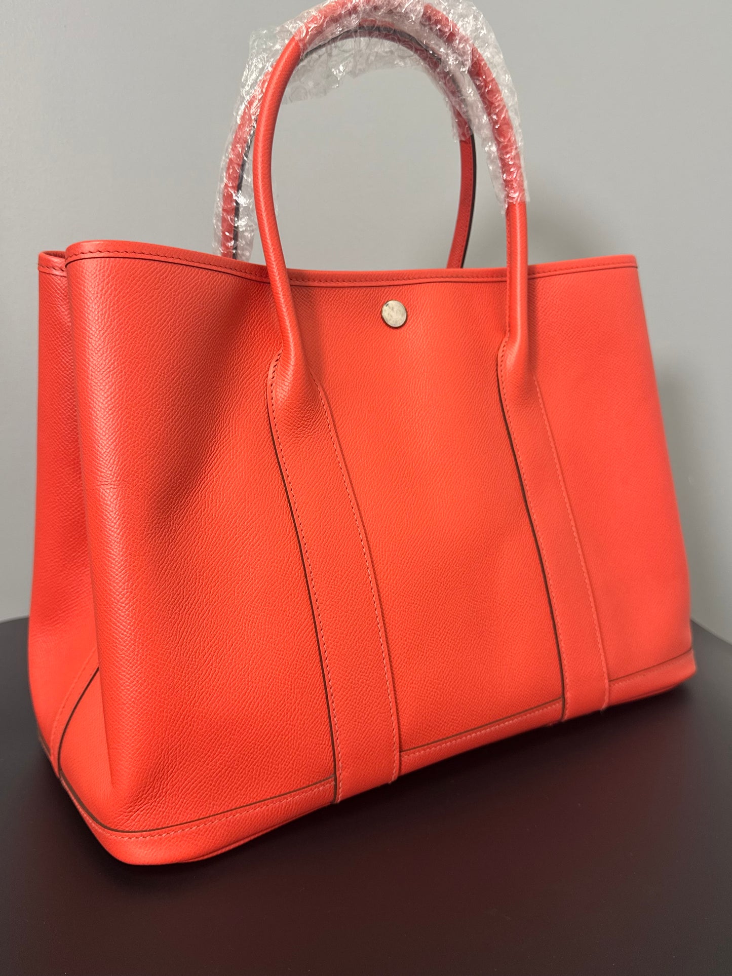 HERMES GARDEN PARTY LEATHER TOTE 30