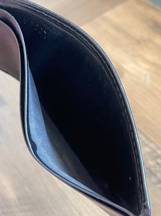 BLACK LOUIS VUITTON EPI CARD HOLDER