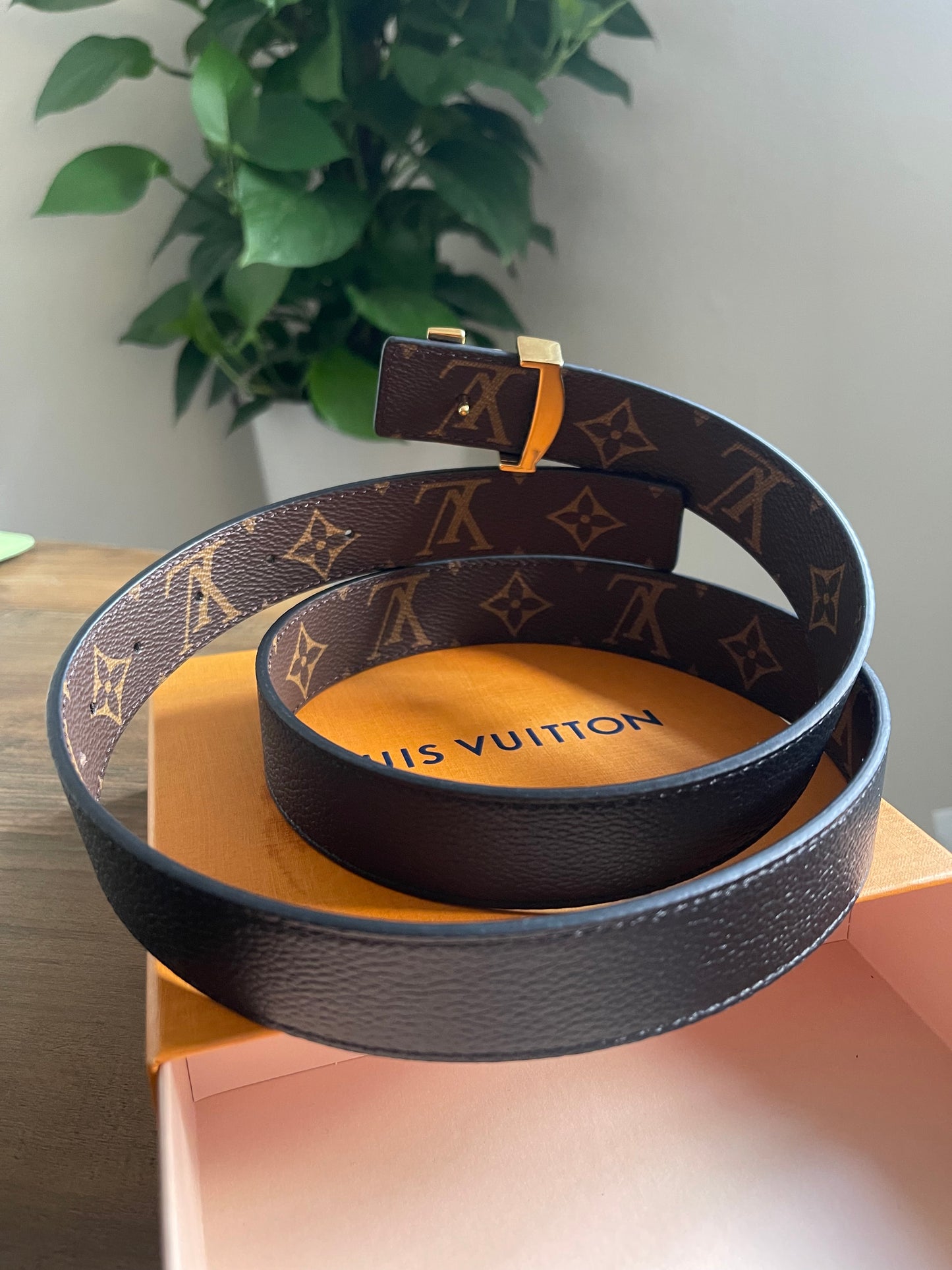 REVERSIBLE LOUIS VUITTON BELT