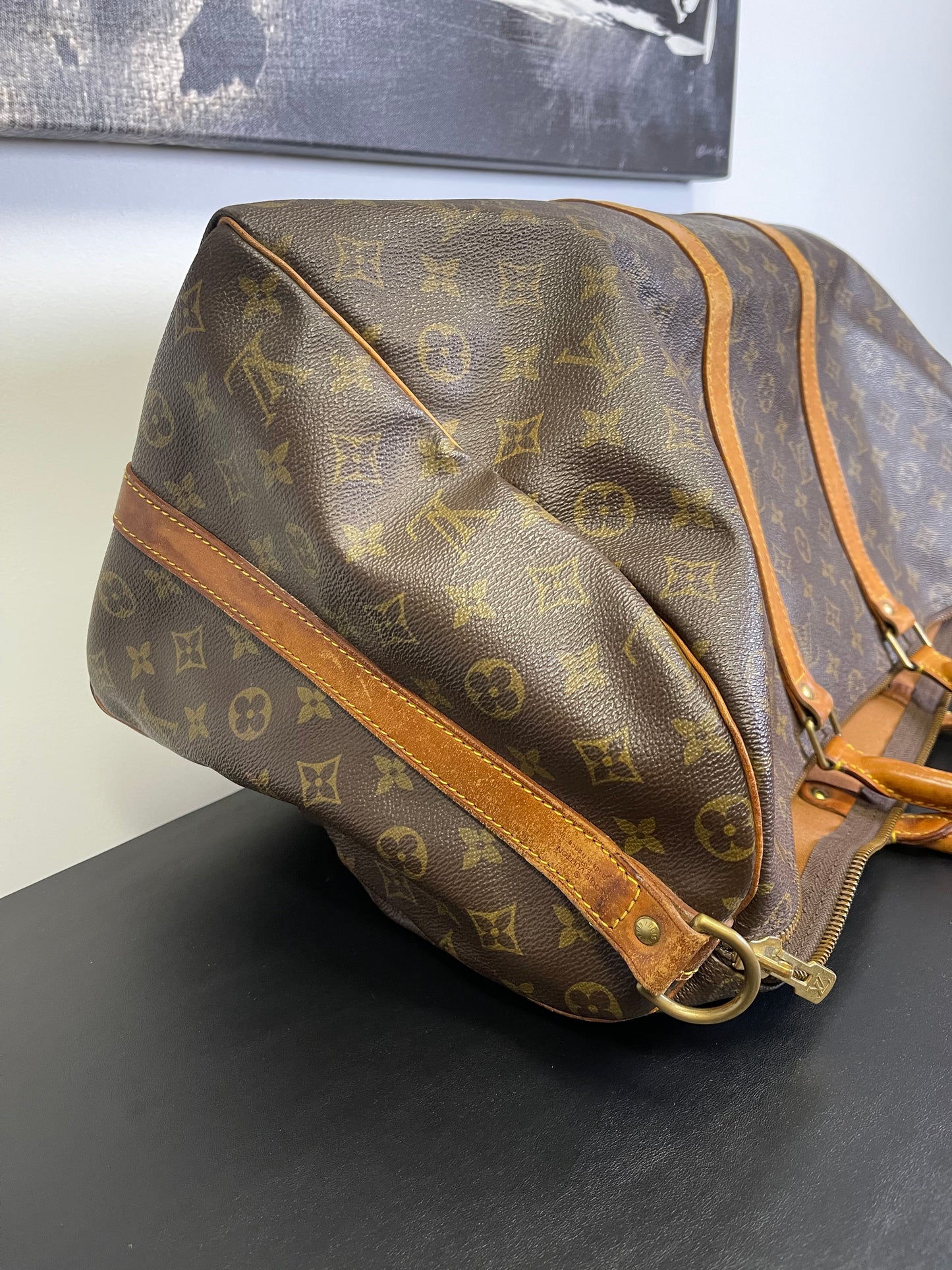 VINTAGE KEEPALL 50 BANDO WITH STRAP