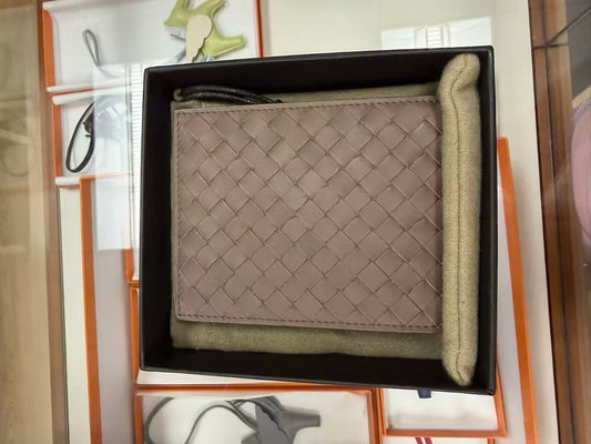 BOTTEGA VENETA WALLET LEATHER CLUTCH