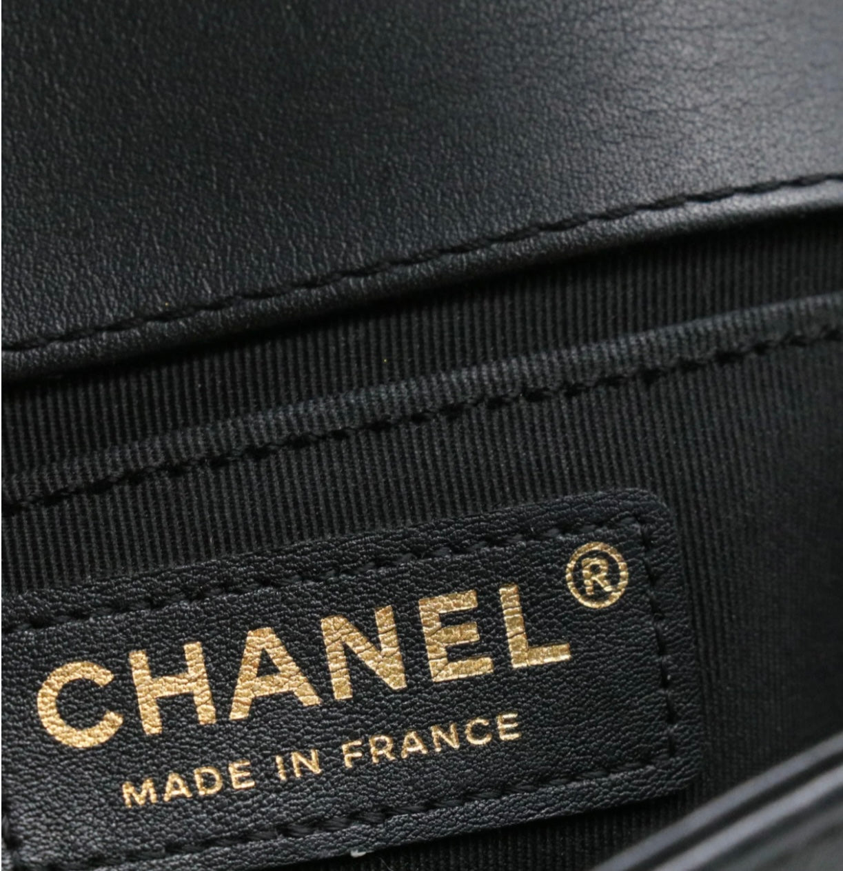 MEDIUM CHANEL BLACK LAMBSKIN BOY BAG