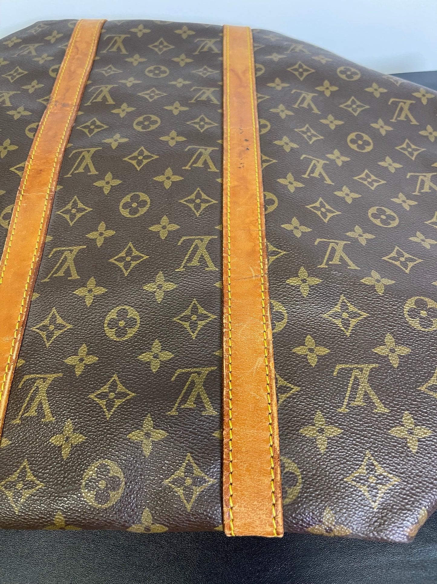 VINTAGE KEEPALL 50 BANDO WITH STRAP