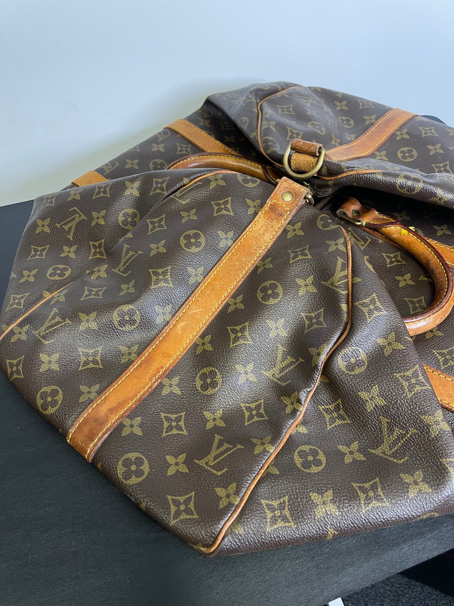 VINTAGE KEEPALL 50 BANDO WITH STRAP