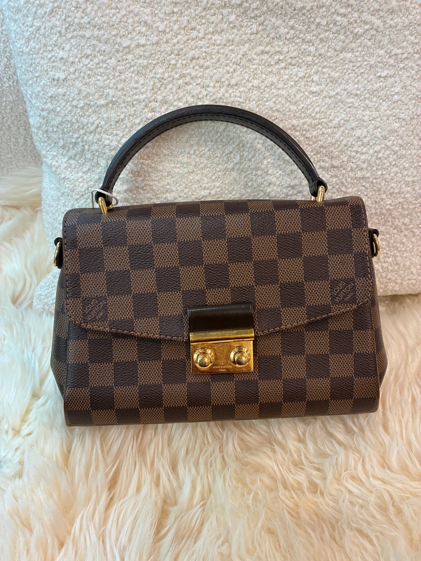 LOUIS VUITTON DAMIER EBENE CROISETTE