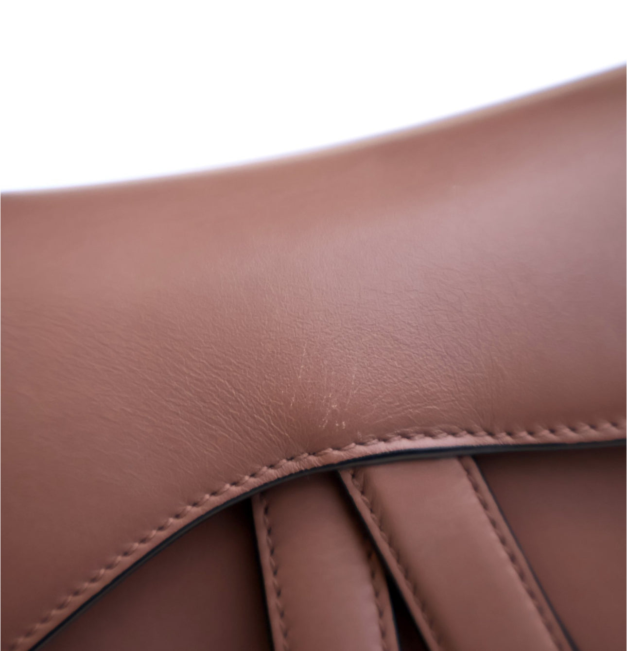 DIOR MINI CALFSKIN SADDLEBAG WITH STRAP
