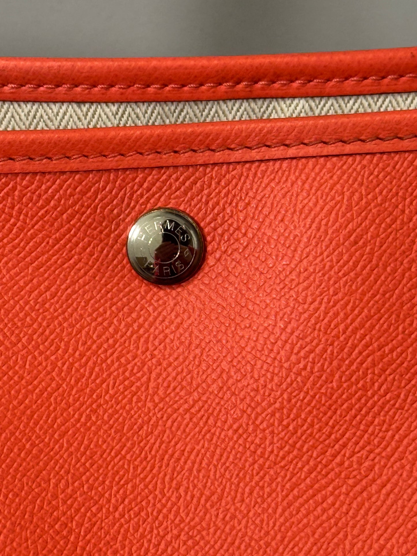 HERMES GARDEN PARTY LEATHER TOTE 30