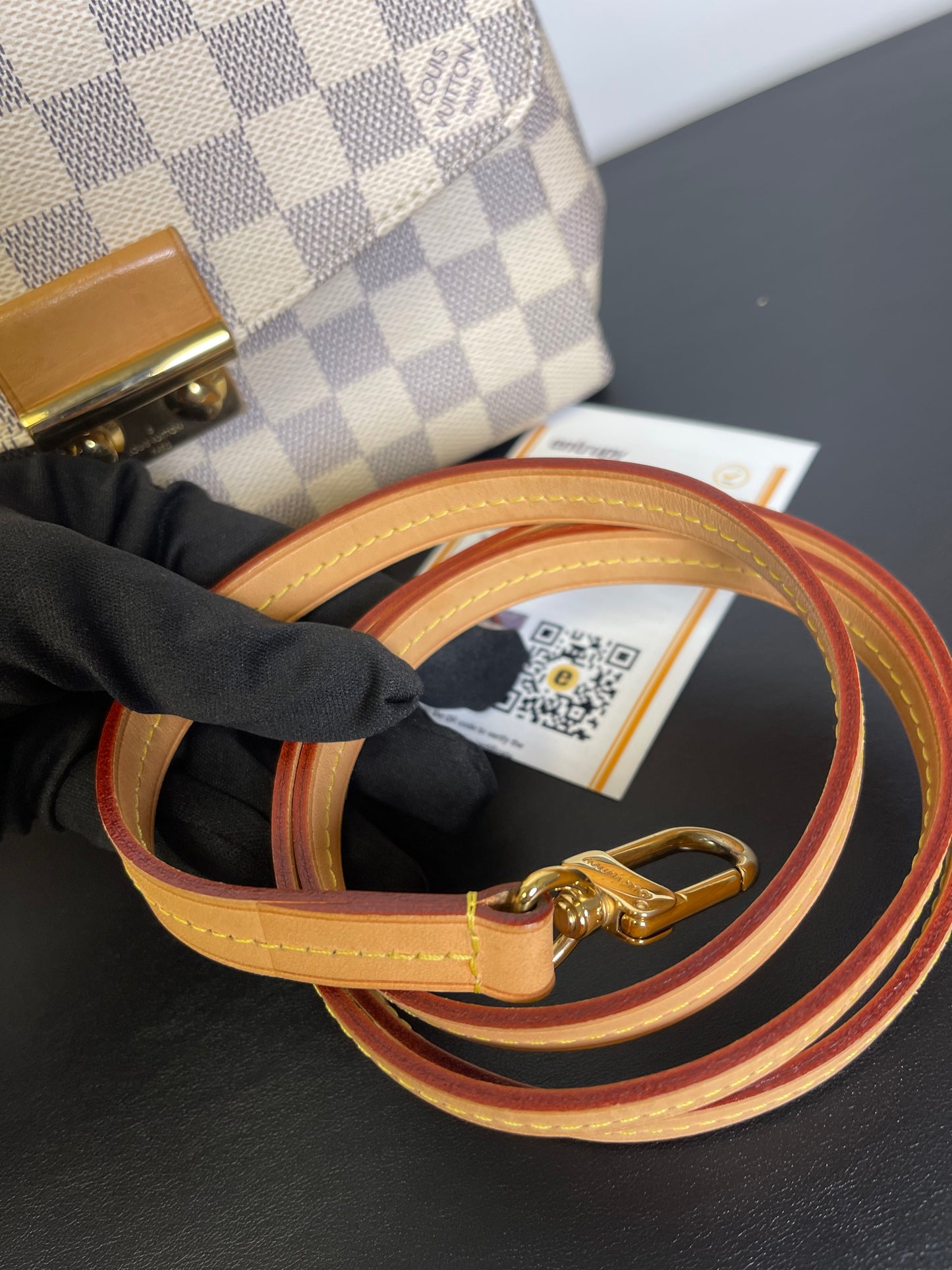 LOUIS VUITTON CROISETTE AZUR DAMIER (MORE PHOTOS COMING SOON!)