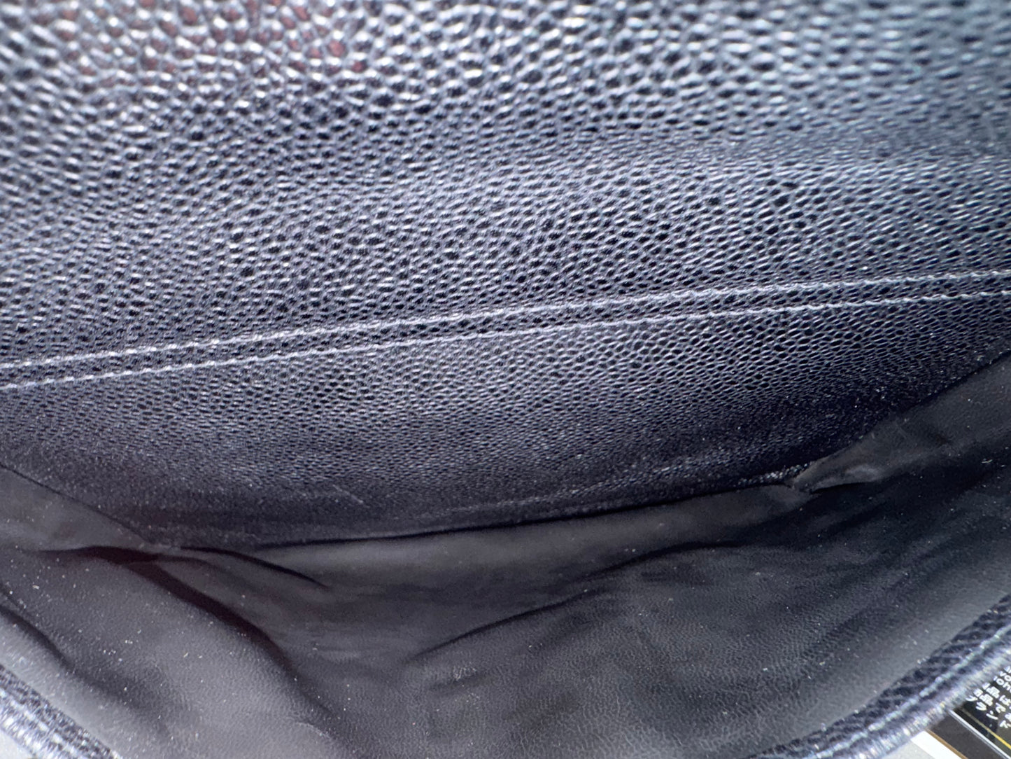 CHANEL CAVIAR BLACK TOTE GOLD HARDWARE