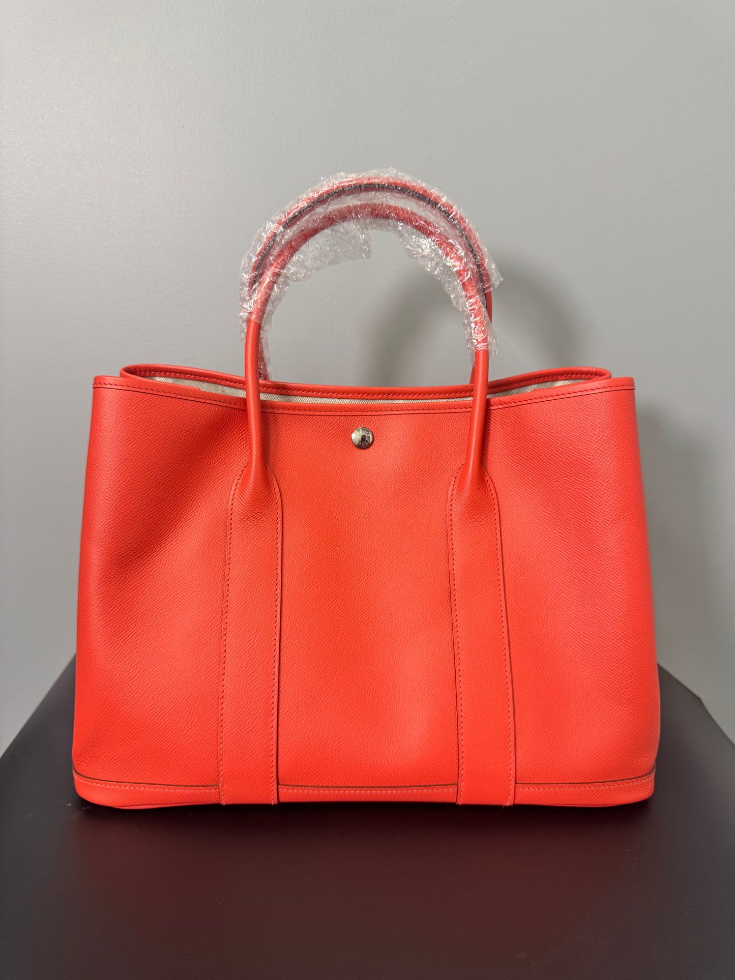 HERMES GARDEN PARTY LEATHER TOTE 30