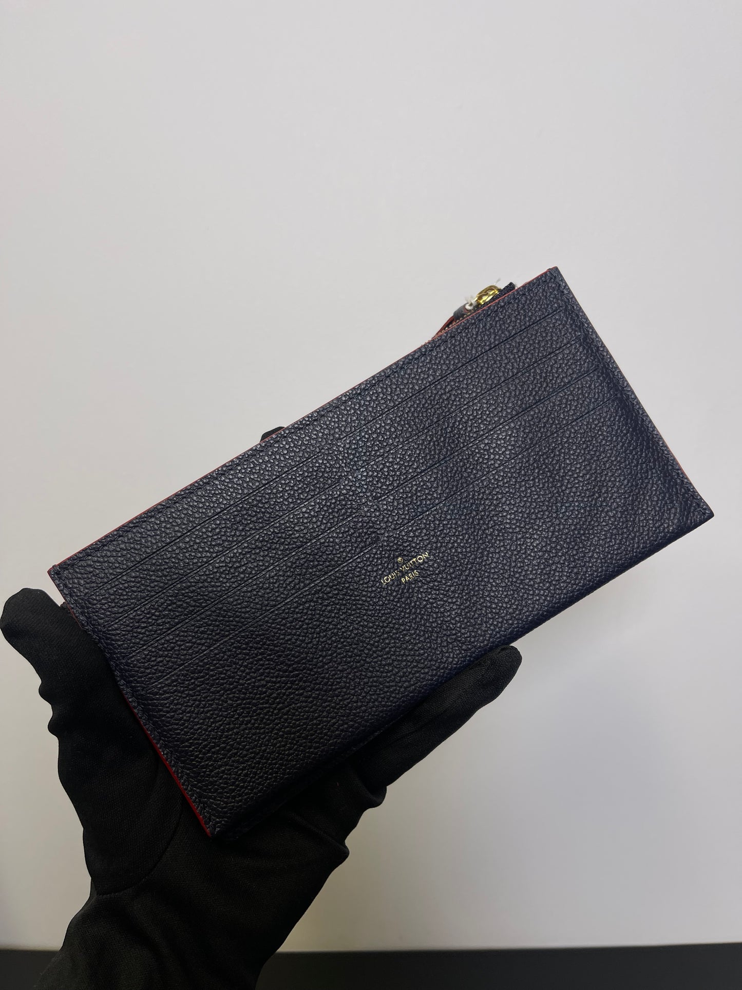 LOUIS VUITTON FELICIE INSERTS NAVY BLUE AND RED