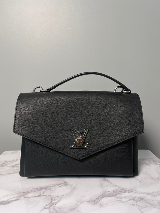LOUIS VUITTON LOCKME BAG BLACK