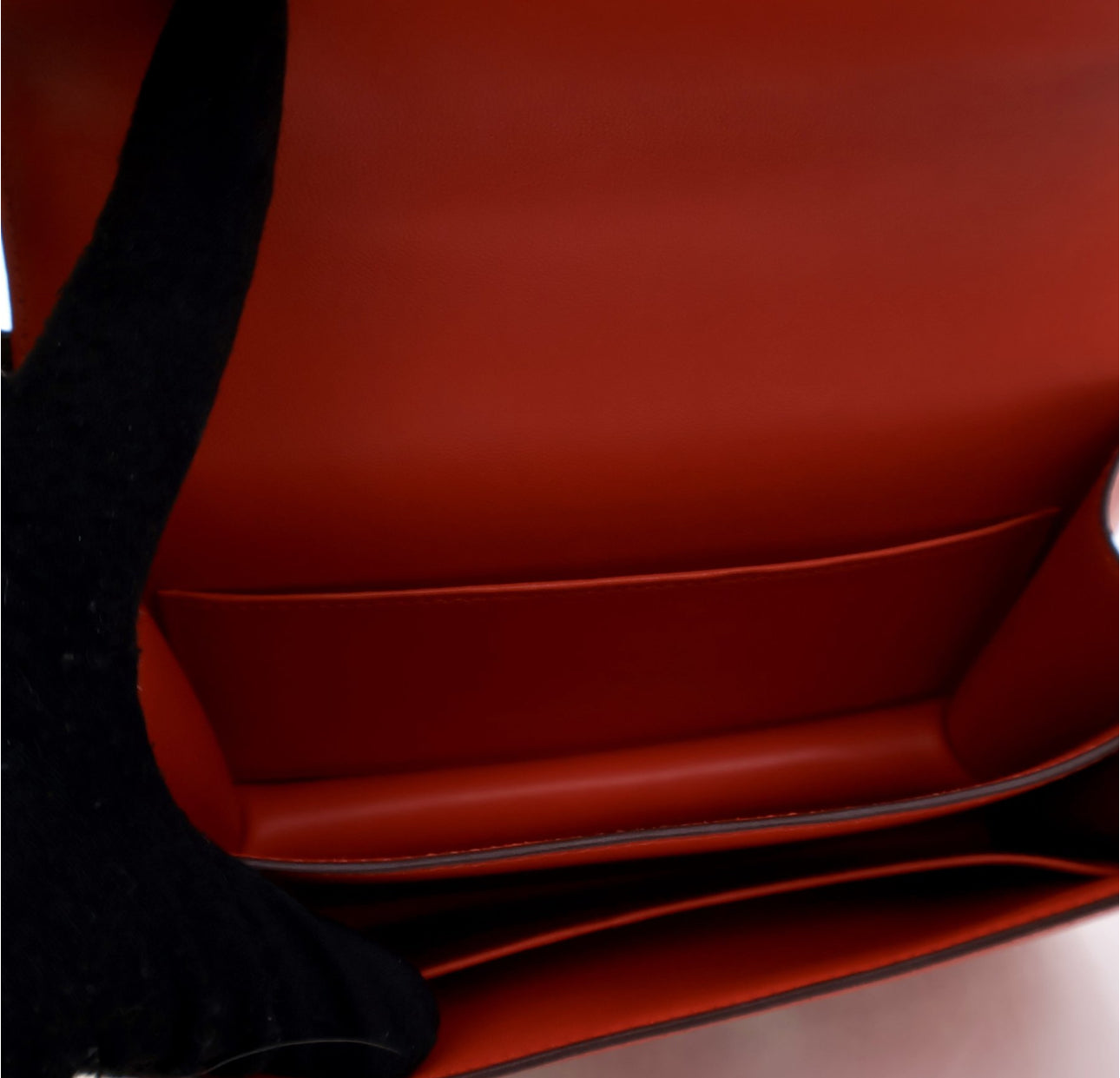 HERMES ROUGE TOMATE SWIFT MINI CONSTANCE 18