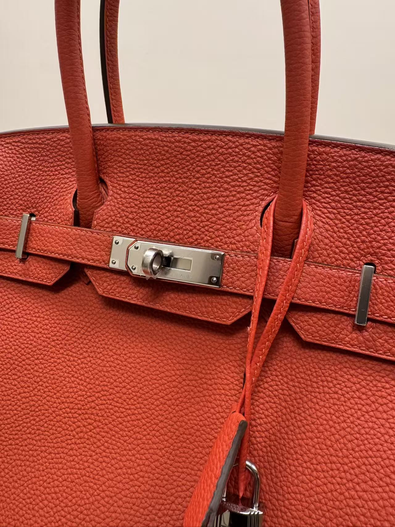 Hermes Birkin 30 Rouge Pivoine