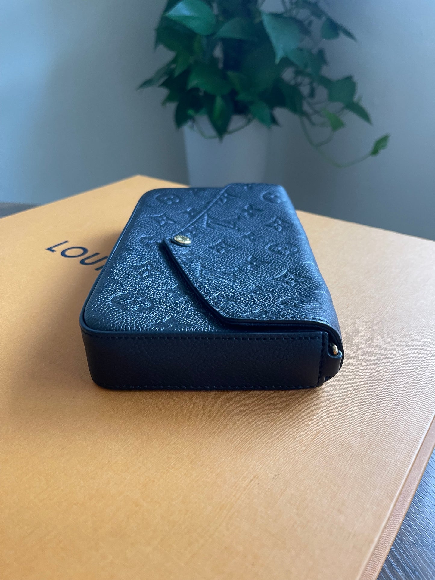 BLACK LOUIS VUITTON FELICIE ONE MISSING INSERT
