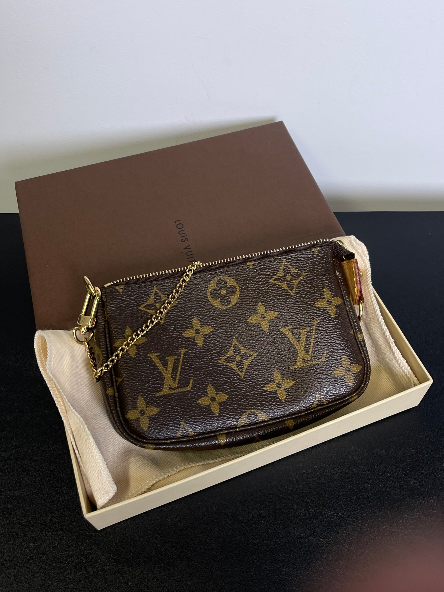 LOUIS VUITTON POCHETTE ACCESSORIES FULL SET