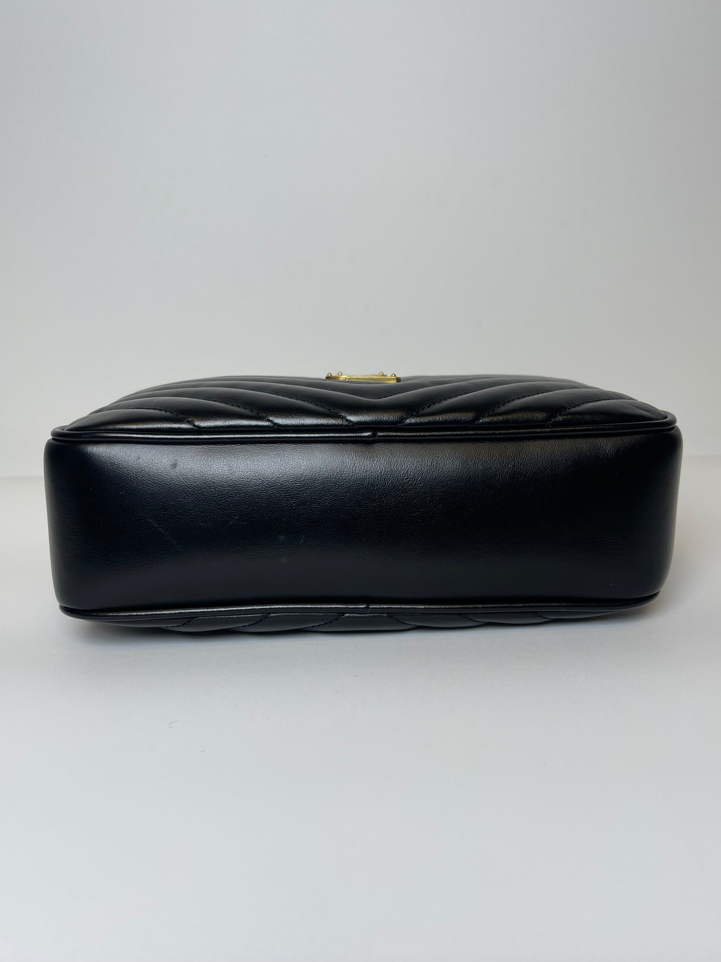 BLACK YSL CAMERA BAG