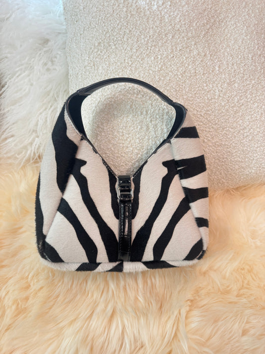GIVENCHY SPECIAL EDITION ZEBRA PRINT TOP HANDLE BAG