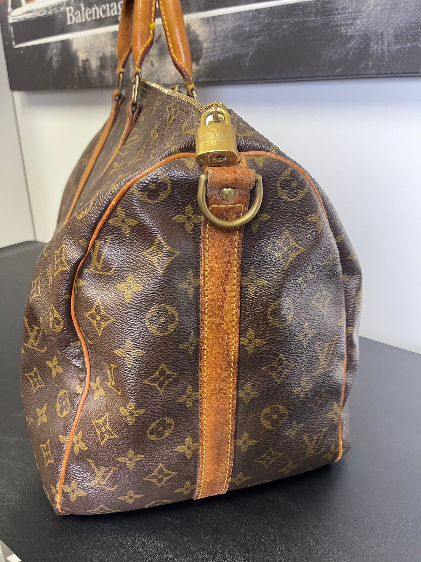 VINTAGE KEEPALL 50 BANDO WITH STRAP
